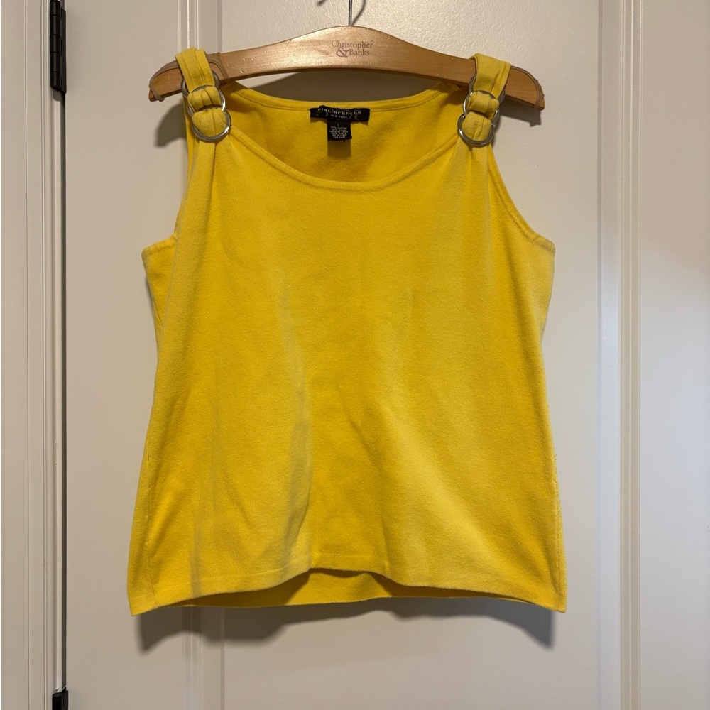 Butter Yellow Y2K Tank